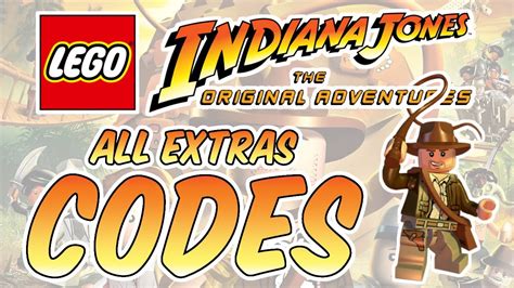 Cheat Codes; 4 Raiders of the Lost Ark; 5 Temple of Doom; 6 Last Crusade; 7 Kingdom of the Crystal Skull Part I; 8. . Codes for lego indiana jones